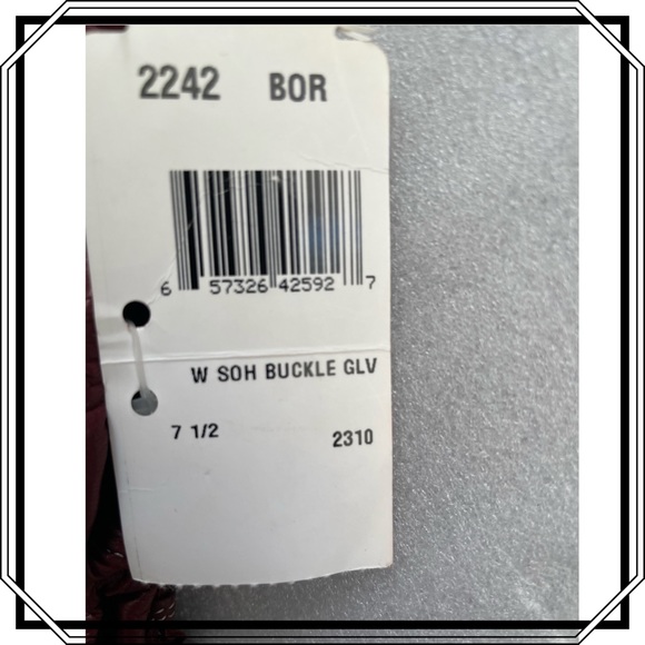 Coach Vintage circa 2000’s all Leather w Cashmere lining sz 7.5 - Picture 7 of 7